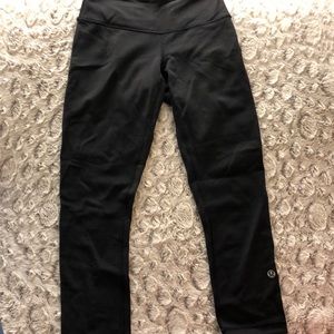 Reversible lululemon cropped leggings